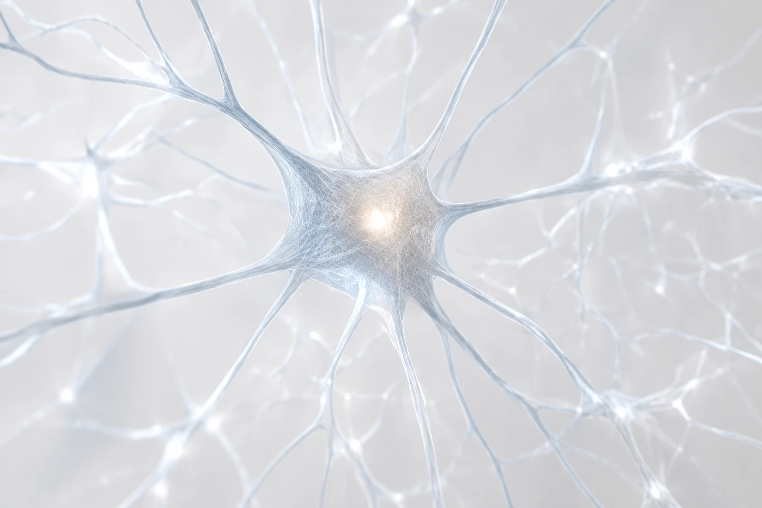 Abstract netwerk van verbindingen in lichtgrijs — categorie Cognitie