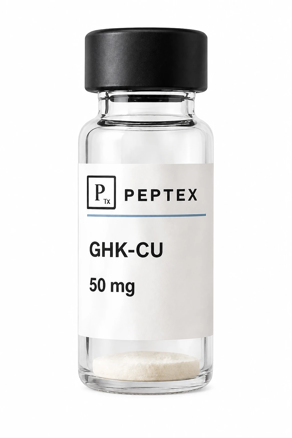 Peptex GHK-CU vial, voorkant