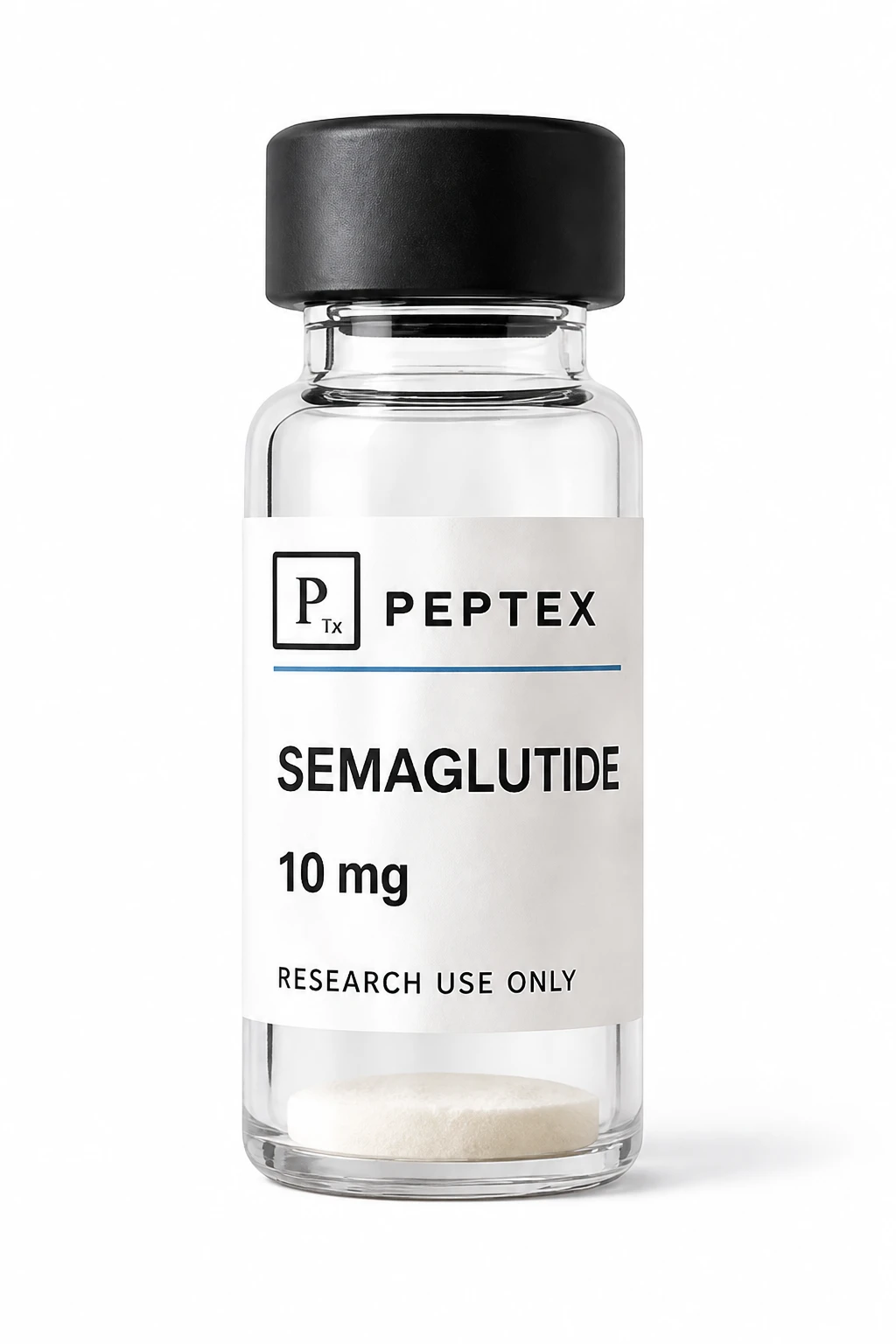 Peptex Semaglutide vial, voorkant