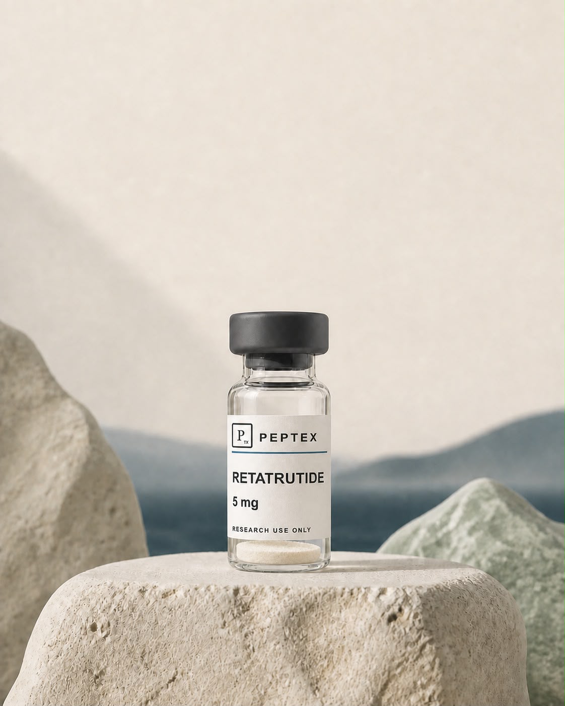 Peptex GHK-Cu 50 mg vial — studio-opname